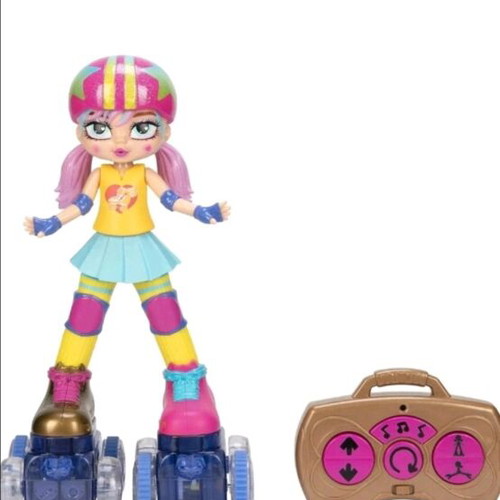 Rainbow Riley remote control doll like new