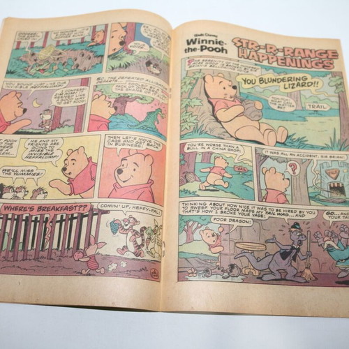 Winnie the Pooh comic used, vintage Walt Disney