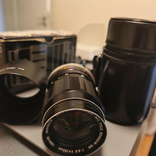 Minolta MC Tele Rokkor-QD 135mm f/3.5 lens like new