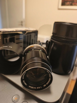 Minolta MC Tele Rokkor-QD 135mm f/3.5 lens like new