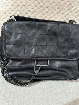 Zara bag like new, black, crossbody with multiple compartments