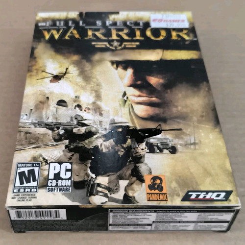 Full Spectrum Warrior PC CD-ROM sealed, new