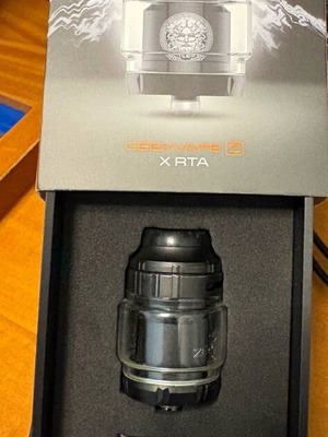 Geek Vape X RTA μεταχειρισμένος, μόνο για ανταλλακτικά με βαμβάκια και αντίσταση