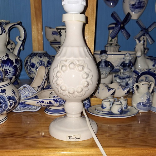 Collector's ceramic lamp Rosa Ljung like new