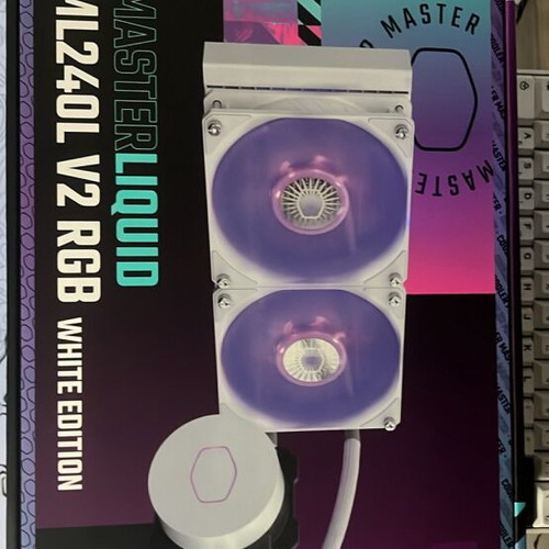 Cooler Master MasterLiquid ML240L V2 RGB liquid CPU cooler, white edition