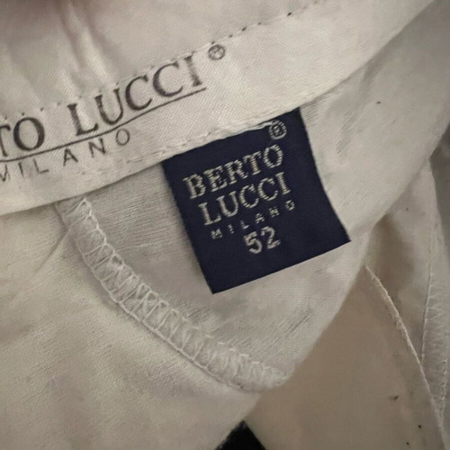 Berto Lucci Milano suit new, black, jacket No58, trousers No52