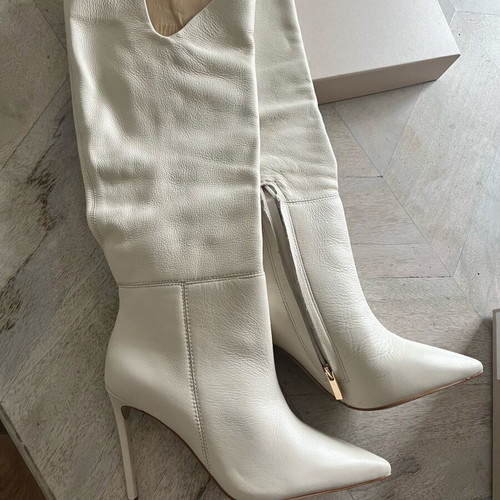 Eva Longoria leather boots new, size 39, beige