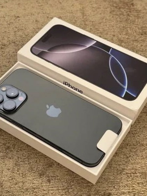 iPhone 16 Pro Max 256 GB черен нов с калъфи Apple