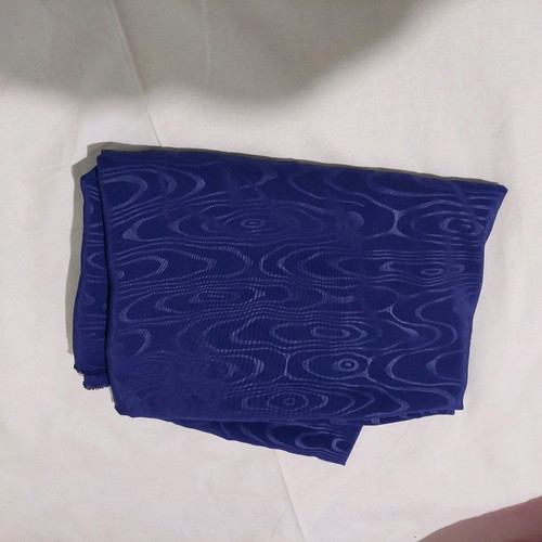 Thin blue roua fabric silk viscose 250x150cm new