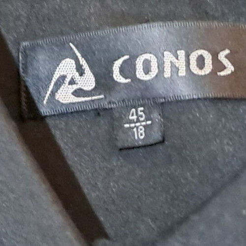 Conos μαύρο βαμβακερό αντρικό πουκάμισο σαν καινούργιο, XL