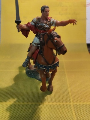 Caesar figure with horse