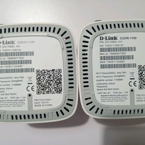 D-Link COVR-1100 Mesh Wi-Fi System 2-Pack like new