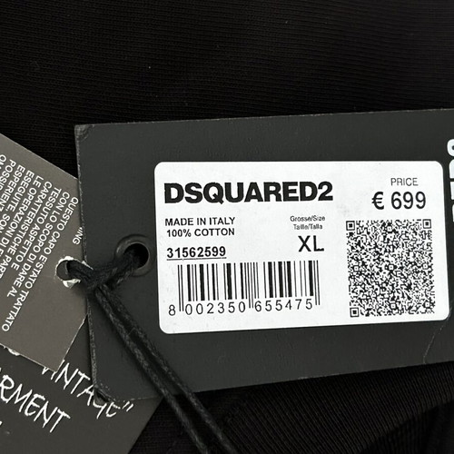 Dsquared2 sweatshirt XL new, black