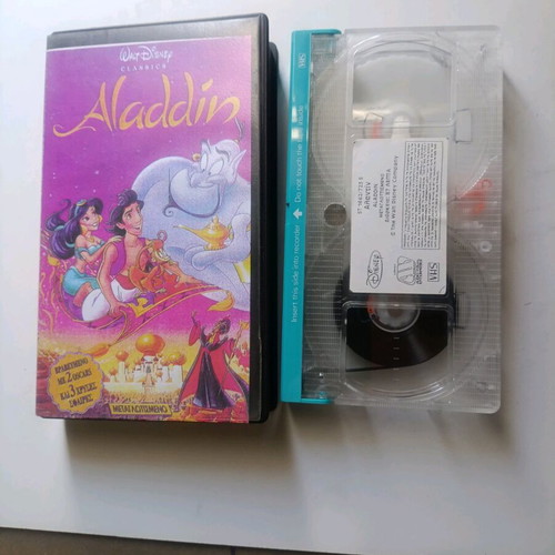 Disney VHS Aladdin used, collectible videocassette