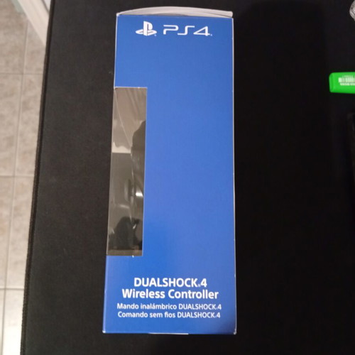 Sony DualShock 4 PS4 Jet Black wireless controller with box and manual