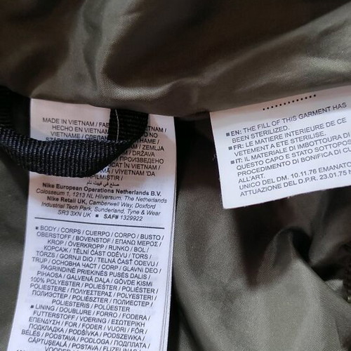 Nike jacket L used, very warm puffer