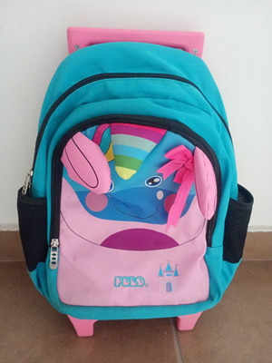 Polo New Animal Preschool Trolley School Bag used