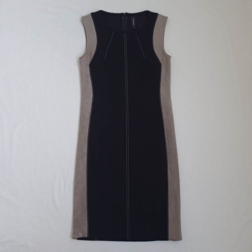 Marc Cain women's bodycon dress like new, size XS/S, beige and black