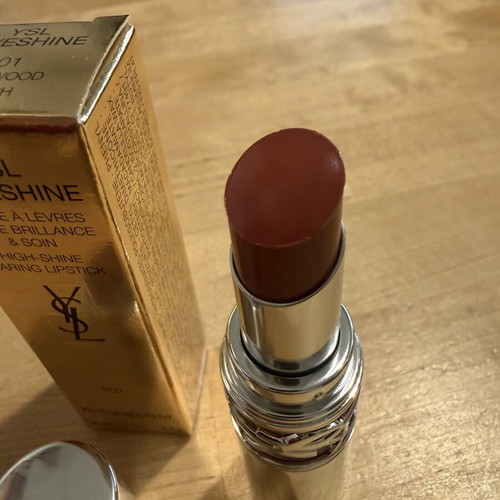 YSL Loveshine Wet Shine Lipstick 201 Rosewood Blush