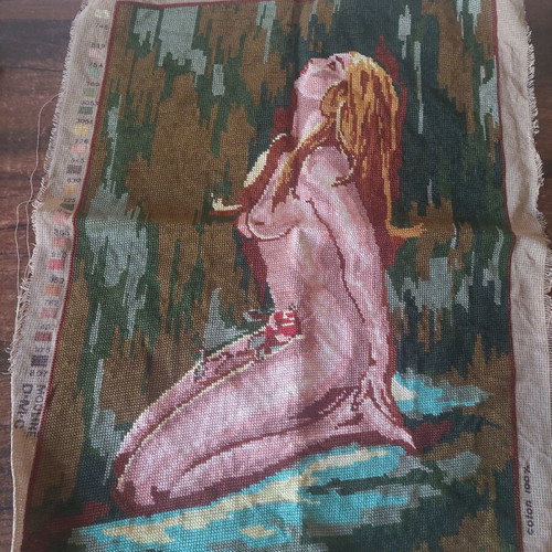 Embroidery canvases new, over 60 years old