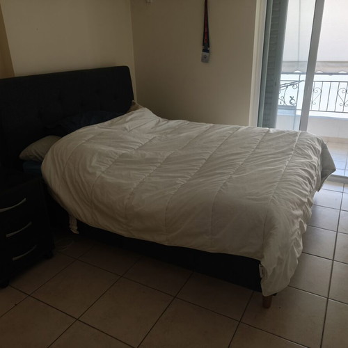 Double bed with storage and mattress like new