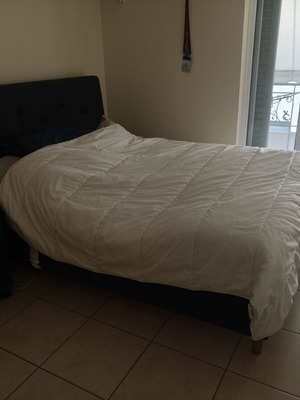 Double bed with storage and mattress like new
