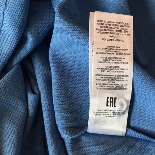 La Martina Polo Shirt new men's cotton L XL