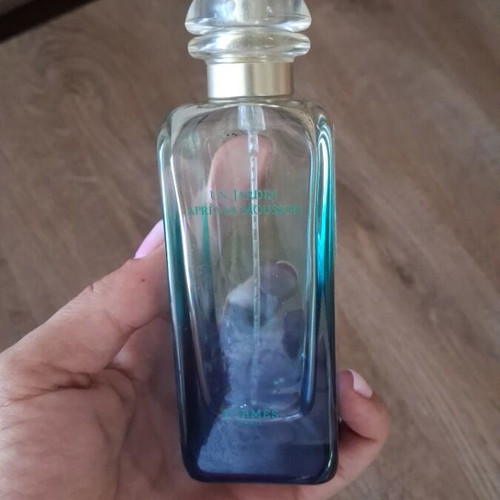 Hermes un Jardin acres la Mousson empty perfume bottle 100ml used authentic