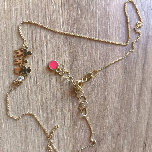 Anna Maria Mazaraki family necklace 18K gold plated like new
