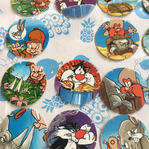 Tasty Tops used tags, 34 pieces, 1995, Loony Tunes