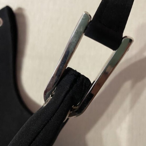 Black Shoulder Bag like new, minimalist 90s style hobo