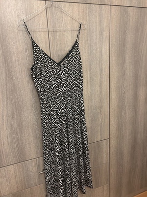Γυναικείο midi φόρεμα H&M, μαύρο, μέγεθος S
