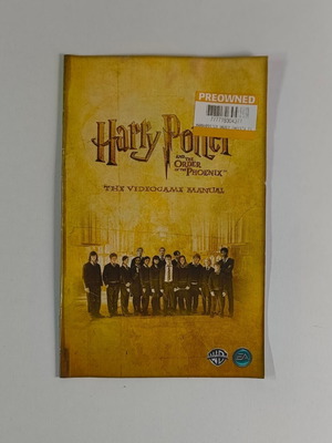 Harry Potter and the Order of the Phoenix PS2 manual used