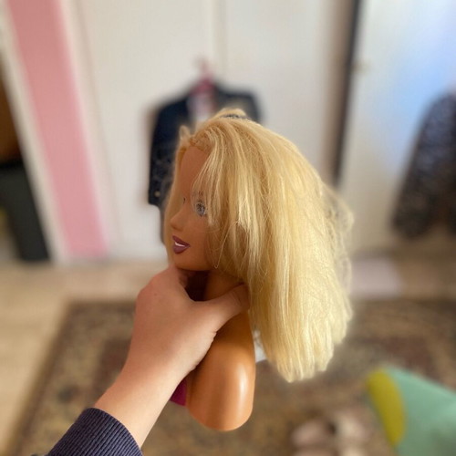 Barbie styling head used, vintage Mattel doll