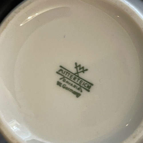 Art Deco German porcelain teapot like new vintage