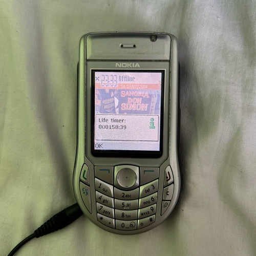 Nokia 6630 like new, gray, with original box and accessories