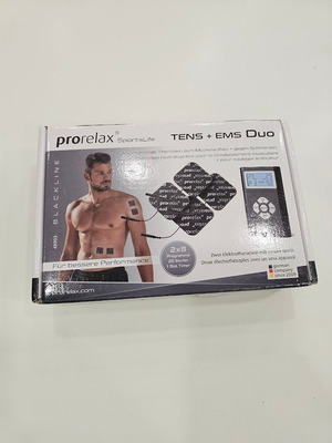 Prorelax TENS/EMS Duo Blackline ηλεκτροδιεγέρτης νέος