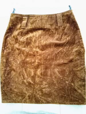Brown skirt used size M with cotton string gift