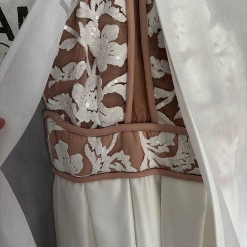 Wedding dress Demetrios large satin and lace, like new