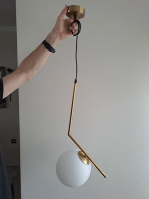 GloboStar Monroe Pendant Light Gold Ball with Socket new