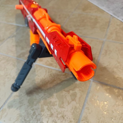Nerf gun like new for long-range and precise shots