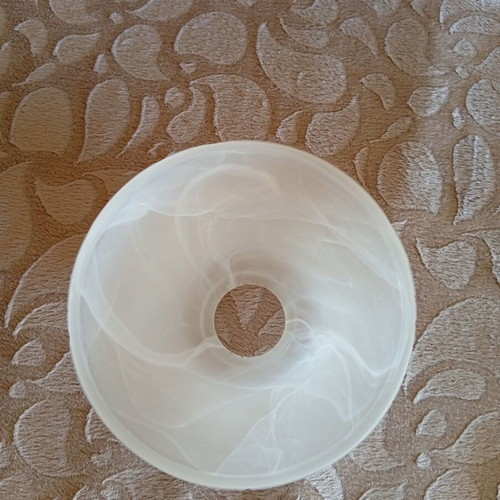 Replacement Glass Lamp Shade Bell Shape alabaster vintage used