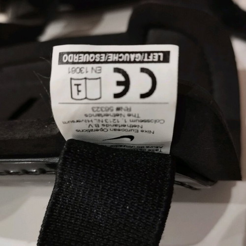 Nike shin guards number 1 children used, black