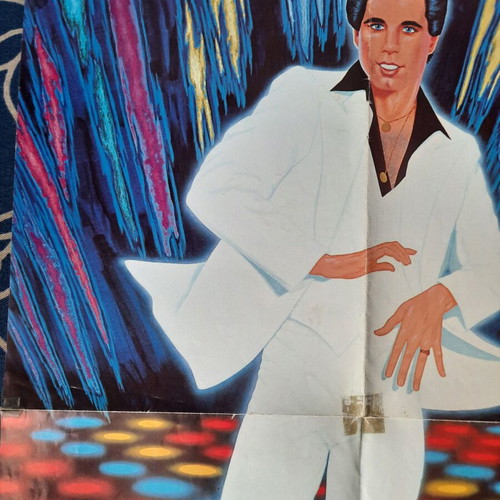 John Travolta Collectible Poster used, 1970s-1980s style