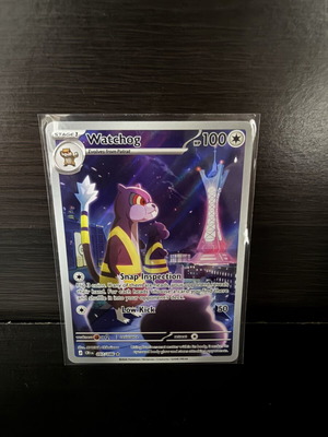 Watchog 097/086 Chaos Rising Illustration Rare Pokémon TCG card like new