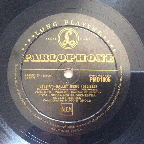 Hugo Rignold Sylvia Faust vinyl record used, classical music