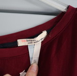 Red thin dress Bershka used, size S