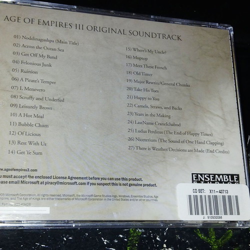 Age of Empires 3 Soundtrack CD used, classical