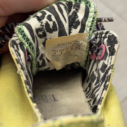 Converse All Star custom made 39 used yellow sneakers