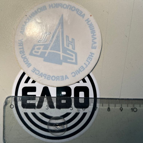 Elvo EAB 2 Stickers new, one suitable for car window